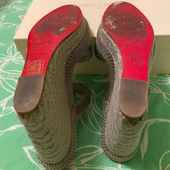 Gently Used Christian LouBoutin Heeled Sandals - Picture 4 of 4